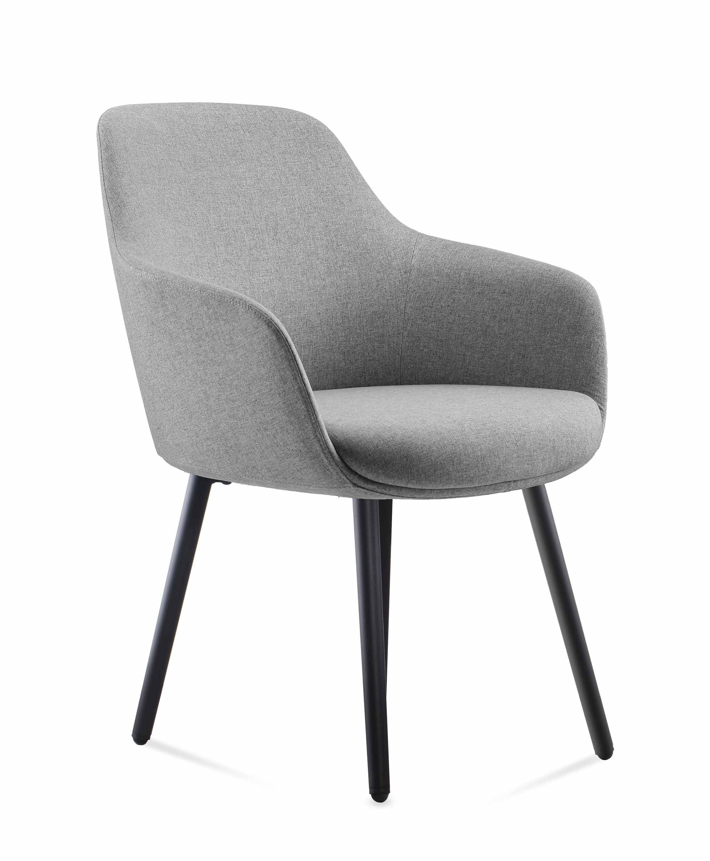 Aspen 4 Leg Tub Chair - Light Grey